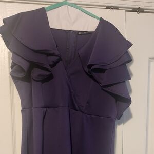 Deep purple dress